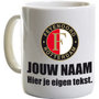 Koffiemok Feyenoord met eigen naam